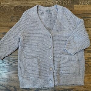 Barefoot Dreams three-quarter sleeve cardigan